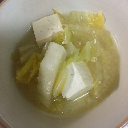 豆腐好きなので参考にさせていただきました( ^ω^ )冬は白菜も常備しているのでいいですね！